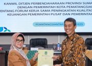 Wali Kota dr Susanti Tandatanganni Nota Kesepakatan Dengan Kanwil DJPB Sumut