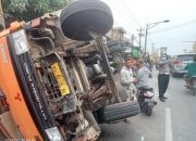 Rem Blong, Truck Muatan Sayur Kol Terbalik