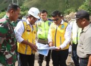 Forkopimda Cek Proyek Prioritas Percepatan Pembangunan Jalan di Daerah Pariwisata Super Prioritas Danau Toba