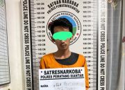 Jatuhkan 1 Bungkus Rokok Luffman Berisi 10 Paket Shabu, Pemuda Asal Simalungun Ditangkap Polres Siantar