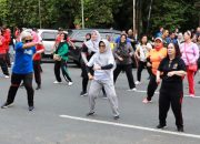 Usai Laksanakan Senam Massal, Dinas Pariwisata  Melaunching Aplikasi Jelajah Siantar