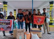 SAPMA PP Simalungun Salurkan Bansos Kepada Korban di Baktiraja Humbahas