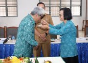 Raker, Ketua TP PKK Kota Pematang Siantar Dikejutkan Nasi Tumpeng