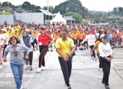 Pemkab Simalungun Gelar Fun Walk dan Senam Masal.