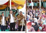 Pengajian Akbar, Paslon Bupati-Wakil Bupati Simalungun Nomor Urut 1 RHS-AZI Disambut Antusias Ribuan Masyarakat Bandar Masilam