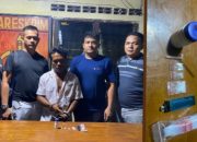 Penyalahguna Narkoba Dibekuk di Dalam Rumah Orang Tua Tersangka.