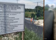 Minim Pengawasan, Proyek Peningkatan Struktur Jalan Propinsi, Tanah Jawa – Asahan di Simalungun Anggaran Rp 9.484.780.000,00  Asal Jadi?