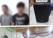 Curi Speaker dari Gereja HKBP Dolok Jetun, Dua Warga Nagori Buntu Bayu Diciduk Polisi