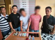 Seorang Wiraswasta dan Supir Diamankan dari Warung Tuak Sidomulyo Karena Narkoba, Penyuplai Sabu Lolos