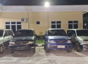 Empat Unit Mobil Hasil Penipuan dan Penggelapan di Sita Polisi, Pelaku Masih Diburon