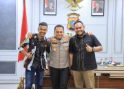 Kapolres Asahan Terima Audiensi Ketua HMI Cabang Asahan dan Ketua SAPMA IPK Kabupaten Asahan