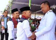 Bupati Simalungun Bersama Wakil Bupati Hadiri Peringatan Hari Jadi Kabupaten Toba yang Ke – 26