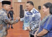 Bersama Wabup Hadiri Pisah Sambut Kapolres, Bupati : Sinergitas Unsur Pemerintah Dan Polri Diharapkan Semakin Kuat