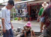 Pemnag Pulo Bayu Bersama Warga Perbaiki Gorong-gorong Secara Swadaya