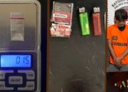 Miliki 0,15 gram Sabu, Pria Asal Sipispis Ditangkap Polres Simalungun Dipinggir Jalan Besar Divisi 1 Bah Bulian Estate