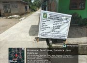 Proyek Rabat Beton di Desa Marubun Jaya Kecamatan Tanah Jawa Rampung Sesuai RAB, Warga Apresiasi