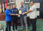 Terima Audensi DPD KNPI, Ketua DPRD Sugiarto: KNPI Berperan dalam Memberantas Narkoba di Kabupaten Simalungun.
