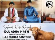 Haji Sugiat Santoso  Anggota DPR RI Berikan Qurban Sapi