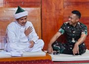 Tuan Guru Batak Menerima Silaturahmi Danyon 122 Tombak Sakti