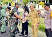 Wabup Simalungun Sambut Kunker Danrem 022/PT di Kodim 0207/Sml