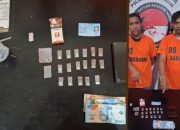 Pesta Sabu di Gubuk Perkebunan Kelapa Sawit, Dua Petani ini Tak Berkutik Disergap Polisi, Sabu 3.31 Gram Disita