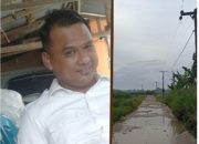 Wakil Ketua DPRD Simalungun Bona Uli Rajagukguk, SH Usulkan Pembangunan Jalan Desa Dusun Pining II 
