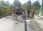Aspirasi Anggota DPRD Simalungun  Buat Rabat Beton di Desa Tangga Batu