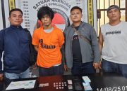 Edarkan Sabu, Operator Excavator Ditangkap di Perladangan Kelapa Sawit Marihat Mayang, BB 13 Paket Sabu Seberat 2,25 gram