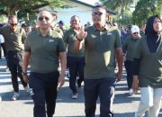 Bupati Simalungun ikuti olahraga Bersama Forkopimda di Makorem 022/PT 