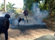 Jalan di Desa Saribu Asih Diperbaiki, Warga Berterima Kasih 