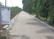 Pengaspalan Jalan di Batangio Selesai, Warga Senang 