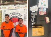 Berkat “Nyanyian” Pengedar di Parapat, Bandar Sabu di Medan Dijemput Polisi dari Rumahnya Jalan Matahari Helvetia