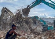 Perobohan Gedung IV Pasar Horas Pematangsiantar Telah Mencapai 55 Persen 