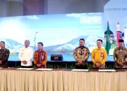 Bupati Simalungun Tandatangani Nota Kesepahaman Pengelolaan Data dengan BPS RI di Medan 