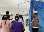 Polres Samosir Tunjukkan Kepedulian Kemanusiaan Saat Pengamanan Event Trail Of The Kings 2025 