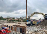 Perobohan Gedung IV Pasar Horas Hampir Tuntas, Progres Mencapai 95 Persen