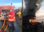Toko Kelontong di Samosir Ludes Terbakar, Satu Orang Meninggal Dunia 