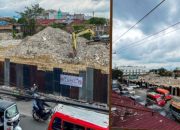 Proses Perobohan Gedung IV Pasar Horas Pematangsiantar Memasuki Hari ke-22 