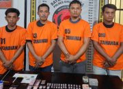 Satuan Narkoba Polres Simalungun Gagalkan Peredaran Narkotika Jenis Sabu-Sabu. 4 Tersangka Diamankan