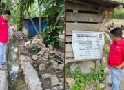 Dugaan  Pekerjaan CV Buana Perkasa Asal-asalan di Simalungun. Bangunan Irigasi Paret Pasangan Ujung Bondar Meninggalkan Pertanyaan