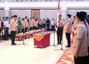 Dihadiri Wakil Bupati, Gubernur Sumut Dilantik sebagai Ketua Majelis Pembimbing Daerah Pramuka Sumut 