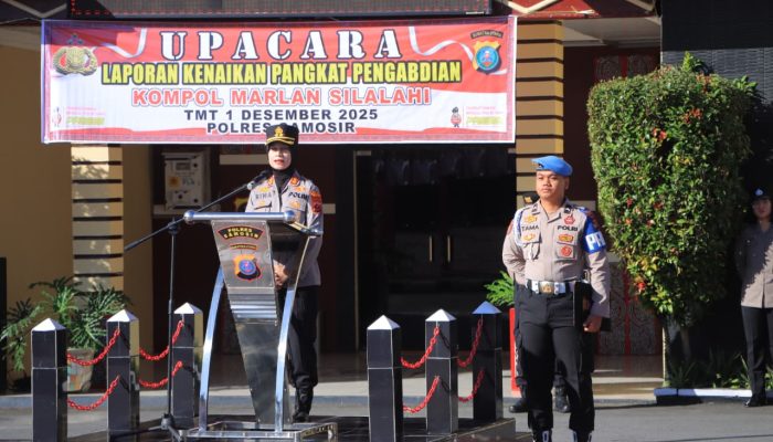 Kapolsek Onanrunggu Samosir, Marlan Silalahi, Naik Pangkat Jadi Kompol. Pengabdian Tanpa Cela, Pensiun Bintang!
