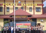 Polres Samosir Salurkan Bantuan Kemanusiaan untuk Korban Bencana di Sumut, “Solidaritas Tanpa Batas!”
