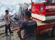 Kebakaran Bengkel Motor di Simalungun, 1 Orang Luka!