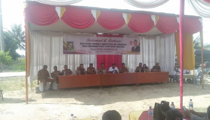 Wakil Ketua DPRD Simalungun Bona Uli Rajagukguk, Gelar Reses di Desa Bosar Bayu