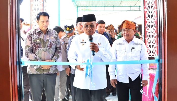 Resmikan Kantor Pangulu Nagori Pamatang Simalungun, Bupati Anton Komit Bantu Keuangan Nagori
