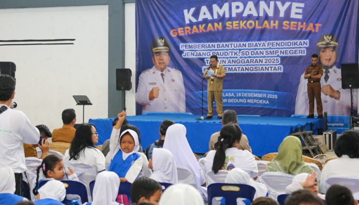 Wali Kota Pematangsiantar Luncurkan Kampanye Gerakan Sekolah Sehat