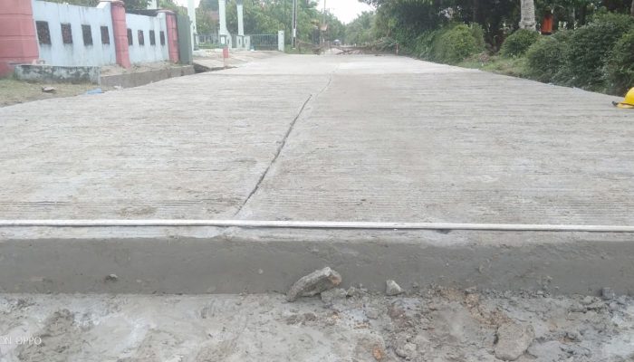 Pekerjaan Rabat Beton di Simalungun Dituding Asal-Asalan, Kerugian Capai Rp298 Juta