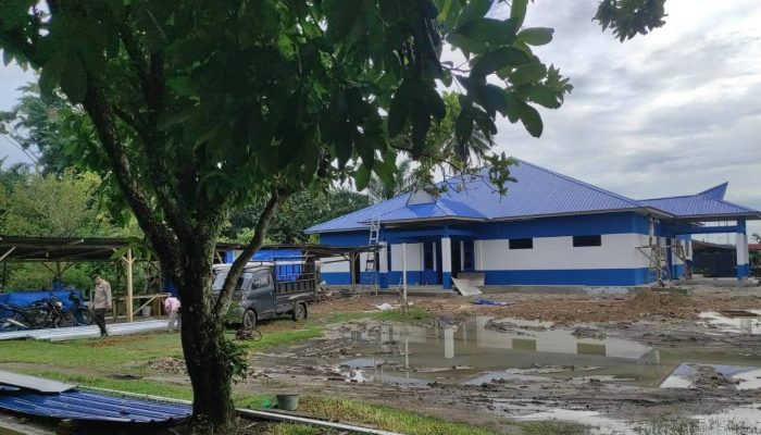 Pembangunan SPPG Polsek Tanah Jawa Masuk Tahap Finishing