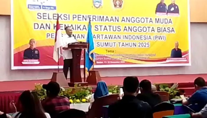 Peserta Seleksi PWI Sumut 2025 Membludak, Antusias Wartawan Tinggi